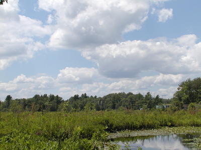 Clouds over Spectacle Pond