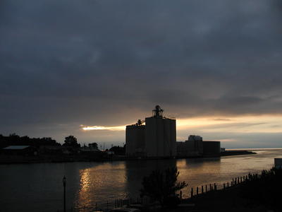 Sunset in Oswego, NY