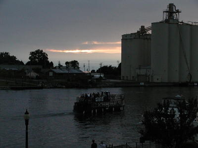 Sunset harbor cruise in Oswego, NY