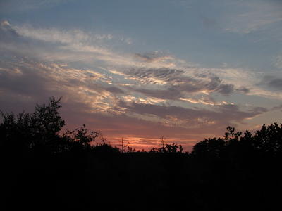 Sunset and clouds