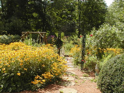 Garden entrance