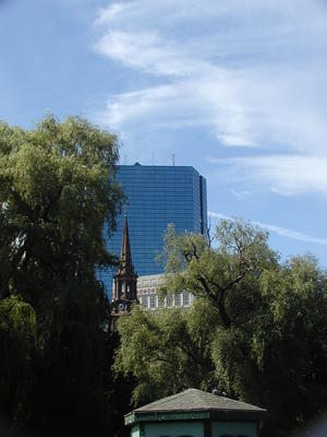 Boston (Prudential building and Trinity steeple)
