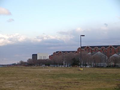 South Boston in the clouds