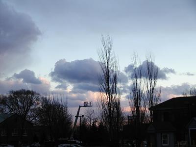 Sunset clouds in south Boston #3