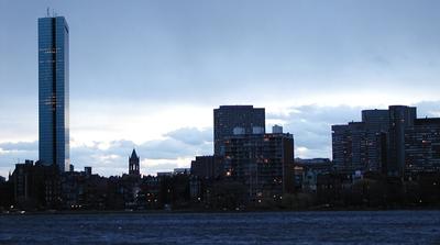 Boston at dusk