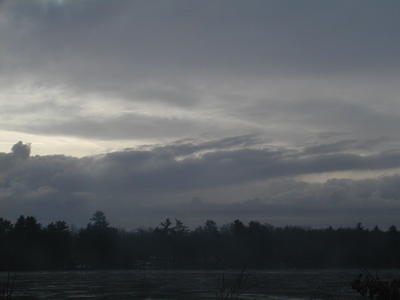 Clouds over the Acton resevoir