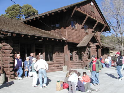 Train station at the Grand Canyon