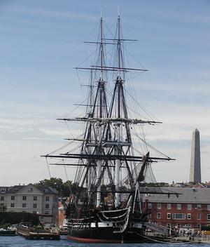 USS Constitution & Bunker Hill monument #2