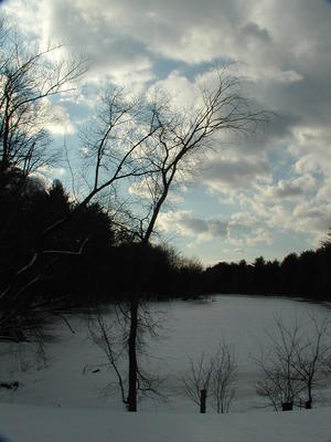 Clouds over the Nashua river #2