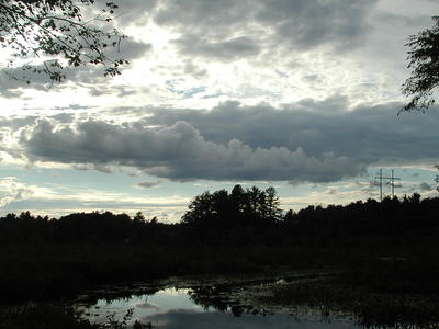 Clouds over Spectacle Pond