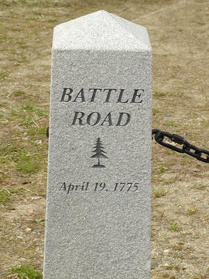 Battle road marker
