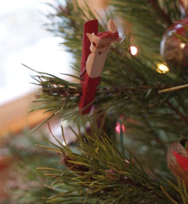 Santa ornament I made many years ago