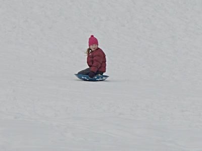 Winter sledding in Harvard, Massachusetts #3
