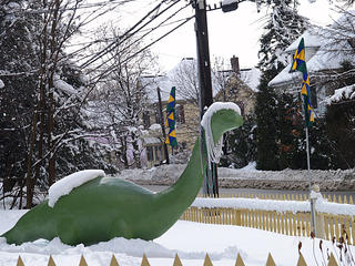 I thought the last ice age killed off the dinosaurs