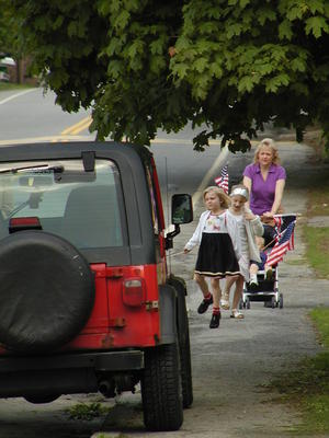 Going to the Memorial Day ceremony