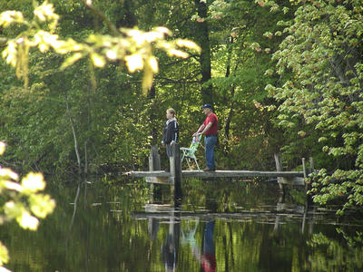 Watching the Memorial Day procession