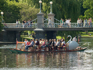 Boston swan boat