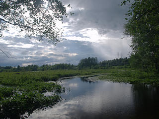 Clouds over Spectacle Pond