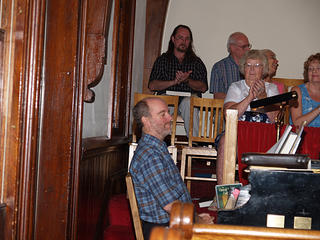 Ed Rosser, music director of South Acton Congregational Church on his 50th birthday #3