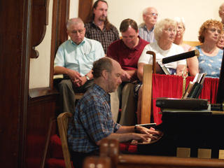 Ed Rosser, music director of South Acton Congregational Church on his 50th birthday #5