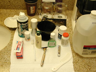 The maid left everything neat and tidy