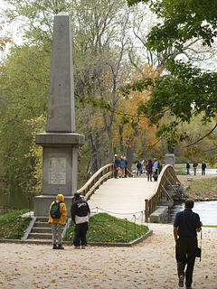 Old north bridge in Concord