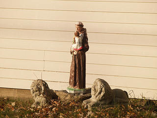 Saint Francsis and the lions