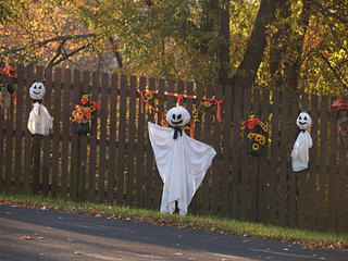 Halloween ghosts