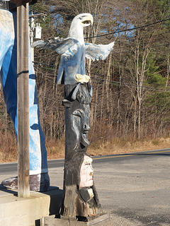 Commercial totem pole