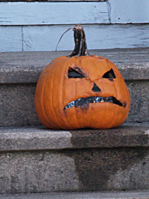 Decaying jack-o-latern #3