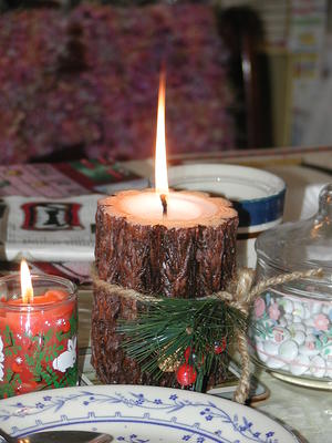 Christmas candle