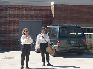 Morris dancer musicians