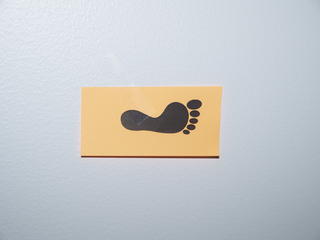 Sign to the trick or treat stations