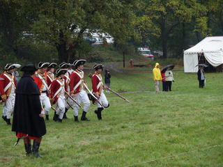 The redcoats approach