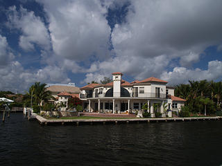 House on the Inter-coastal waterway