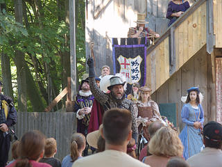 The sherrif at the opening ceremony