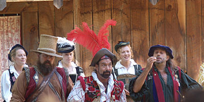 Jim Hanncock, Miguel, and Giacomo at the opening ceremony