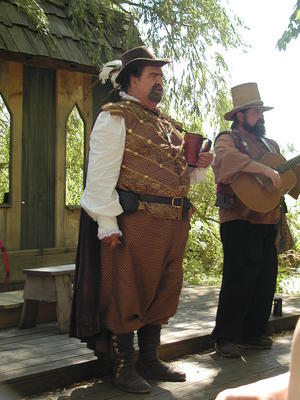 Sir Walter Raleigh takes the stage