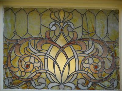 Stained glass window