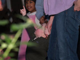 Look mama, a butterfly!