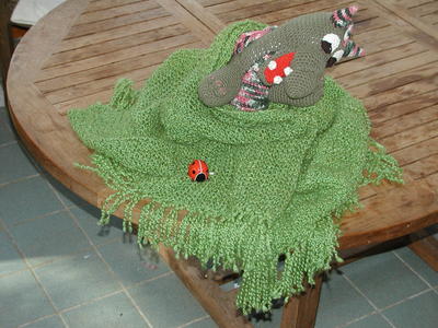 I think this shawl is the right color for me