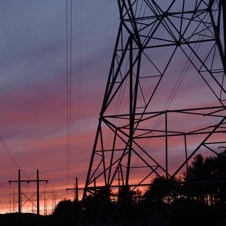 Sunset powerlines #2