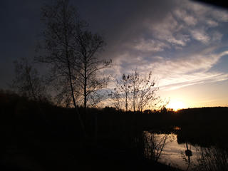 Spectacle pond sunset