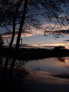 Sunset over Spectacle Pond #3