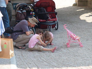 Digging in the driveway