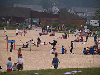 Acton swimmers before the fireworks #2