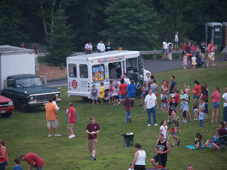 Ice cream is always welcome