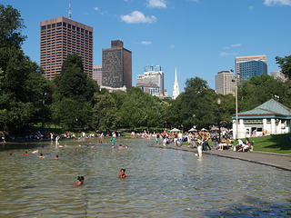 Boston's frog pond