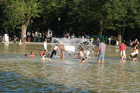 Splashing in the frog pond #2