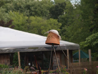 Funny pots at Russell's garden center #3